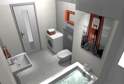 3D Vizualizácia Kúpeľne
